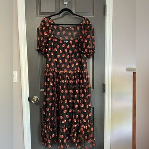 NWT Hot Topic Sparkle Strawberry Dress